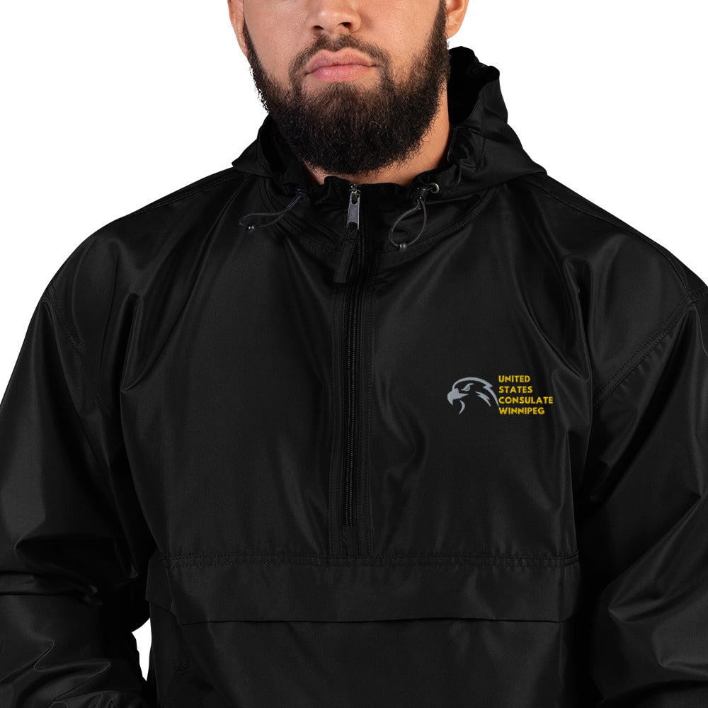 Champion Brand Embroidered Packable Jacket:  Winnipeg