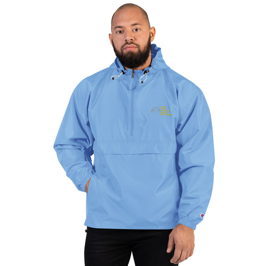 Champion Brand Embroidered Packable Jacket:  Rio De Janeiro