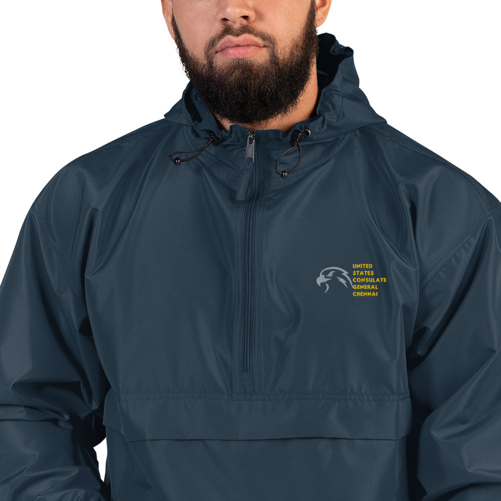 Champion Brand Embroidered Packable Jacket: Chennai