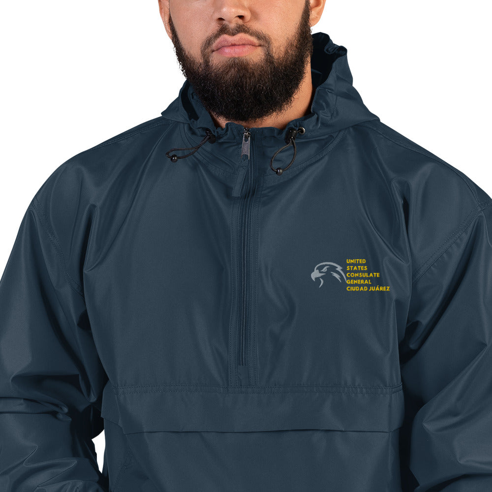 Champion Brand Embroidered Packable Jacket: Ciudad Juarez