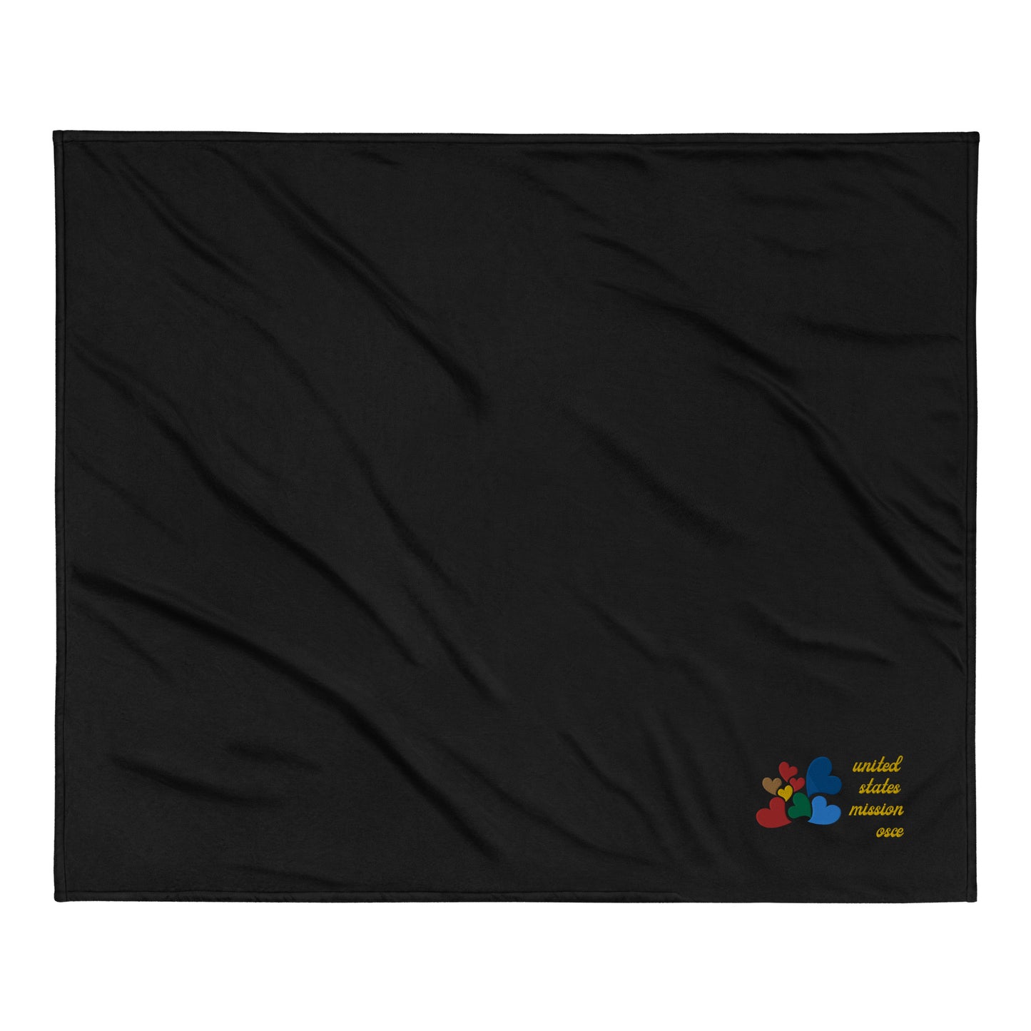 Premium Embroidered Sherpa Blanket: OSCE