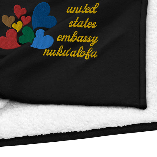 Premium Sherpa Blanket: Nuku'Alofa