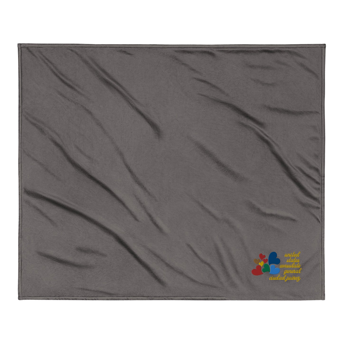 Premium Embroidered Sherpa Blanket: Ciudad Juarez