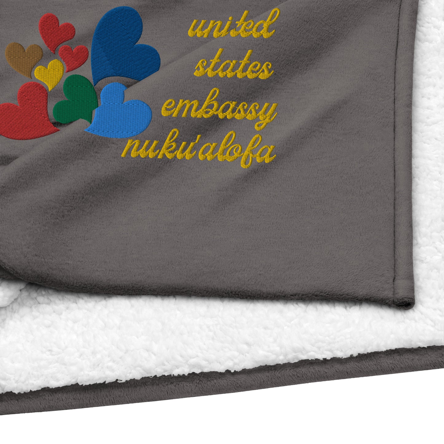 Premium Sherpa Blanket: Nuku'Alofa