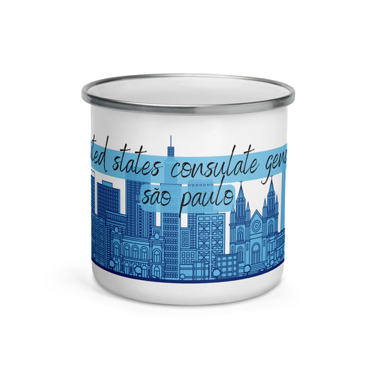 Enamel Mug: Sao Paulo