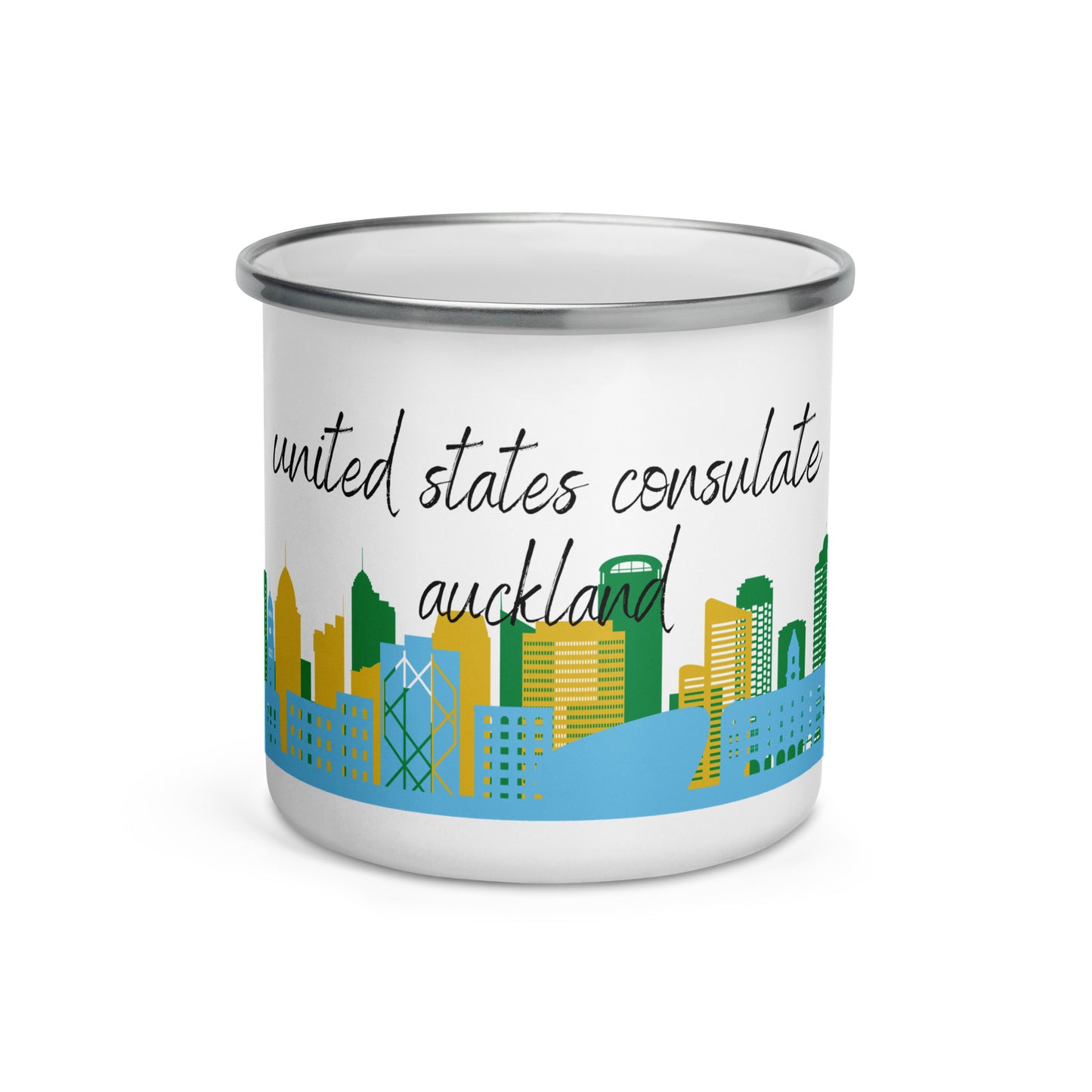 Enamel Mug: Auckland