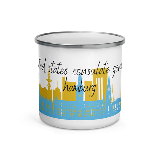 Enamel Mug: Hamburg