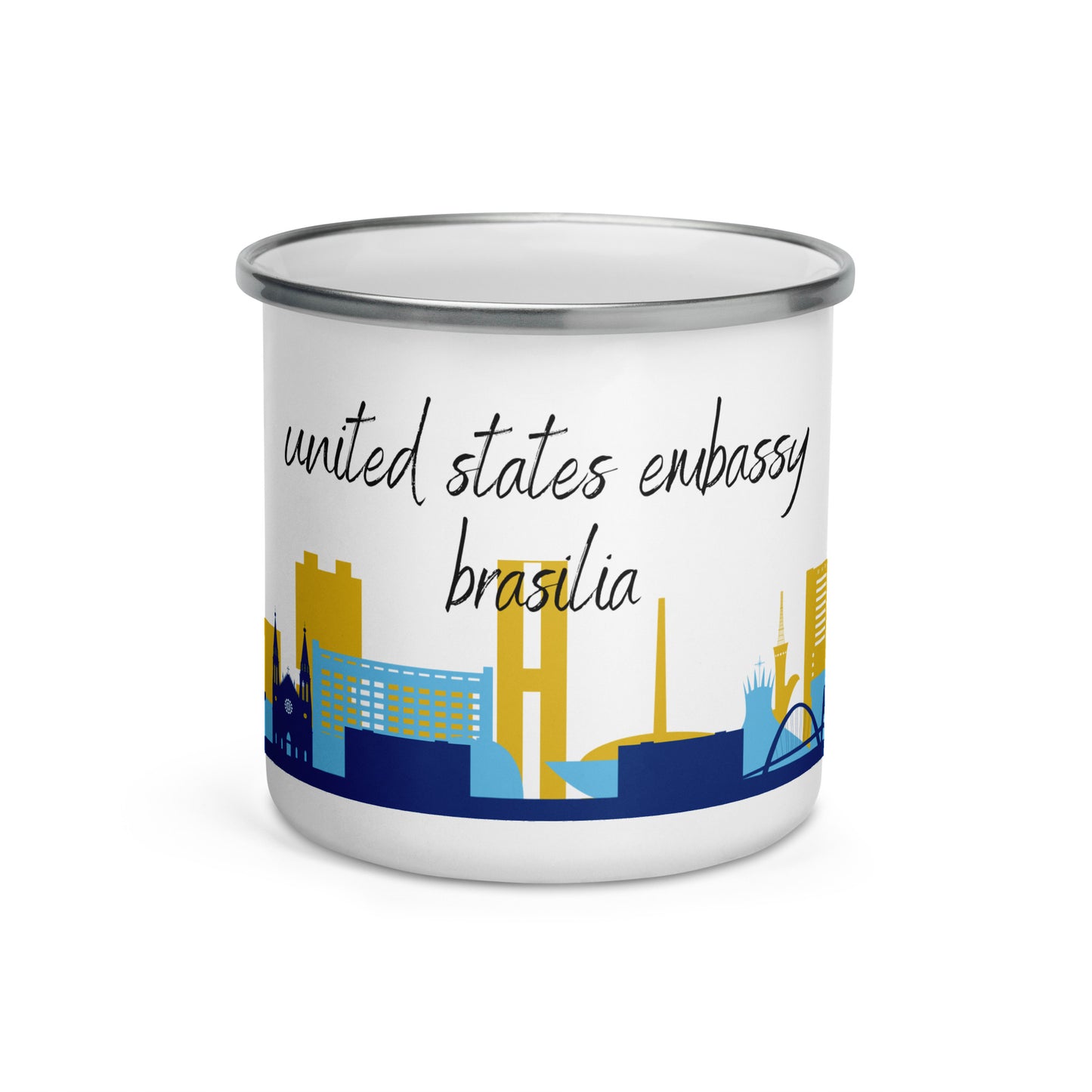 Enamel Mug: Brasilia