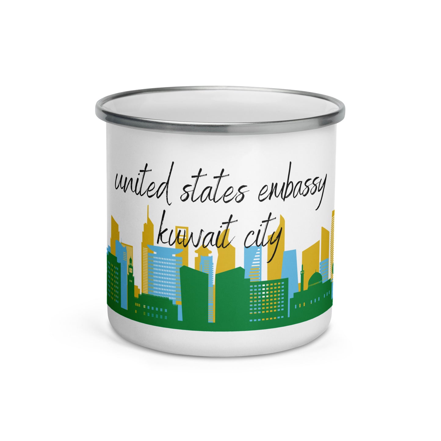 Enamel Mug: Kuwait City