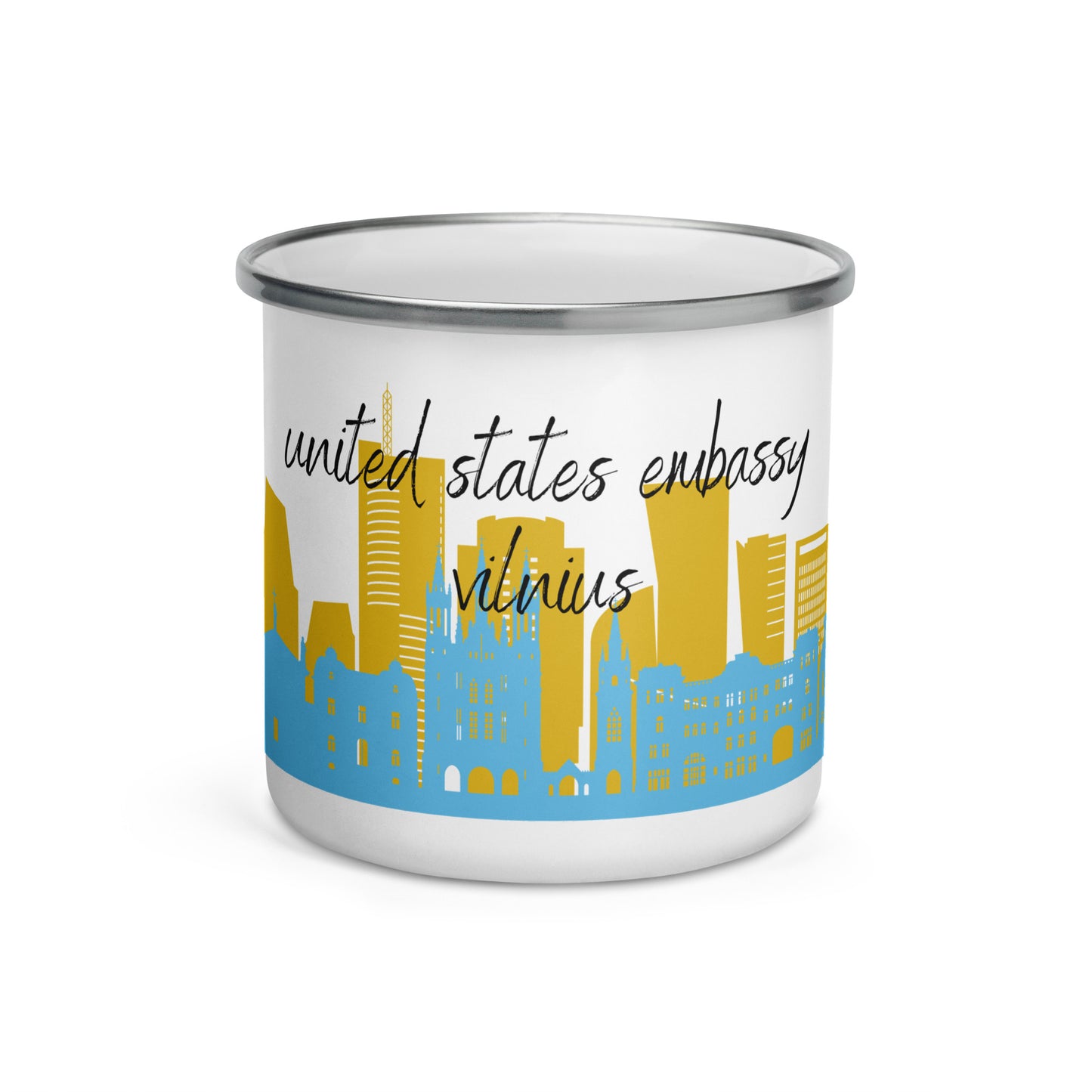 Enamel Mug: Vilnius