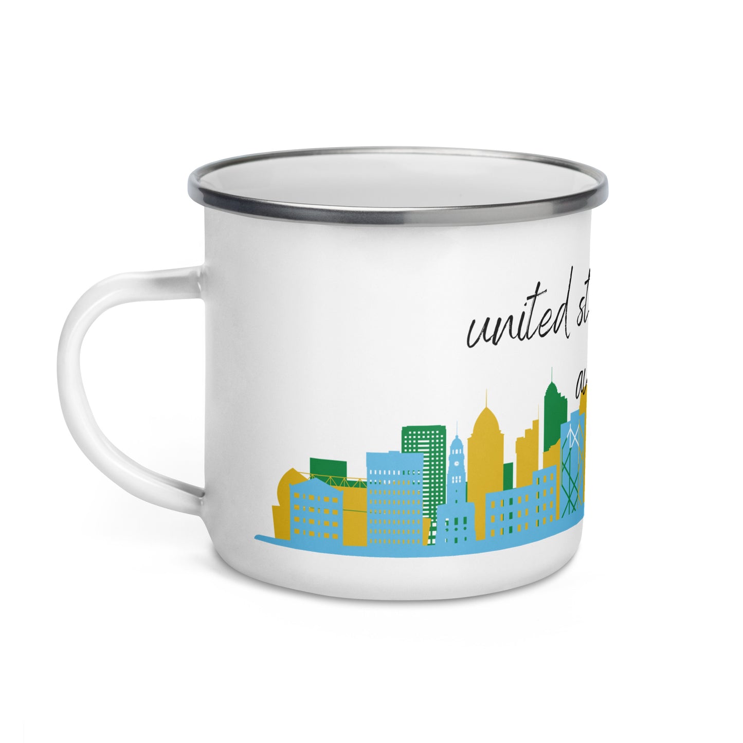 Enamel Mug: Auckland