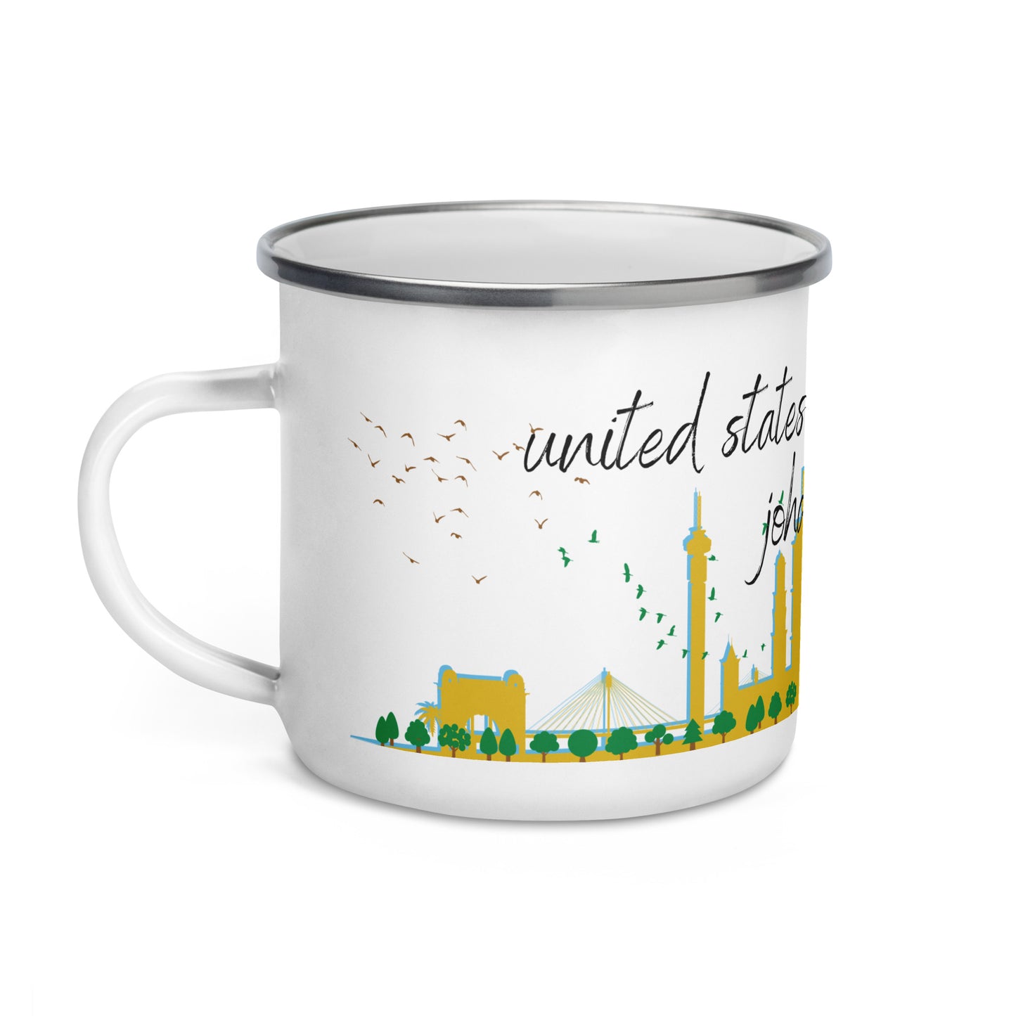 Enamel Mug: Johannesburg