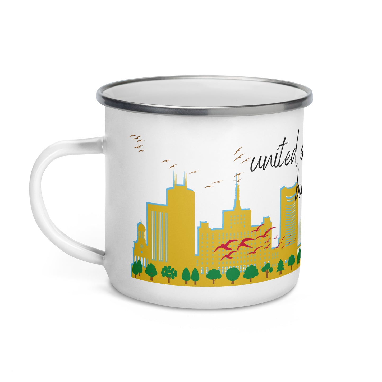 Enamel Mug: Bucharest