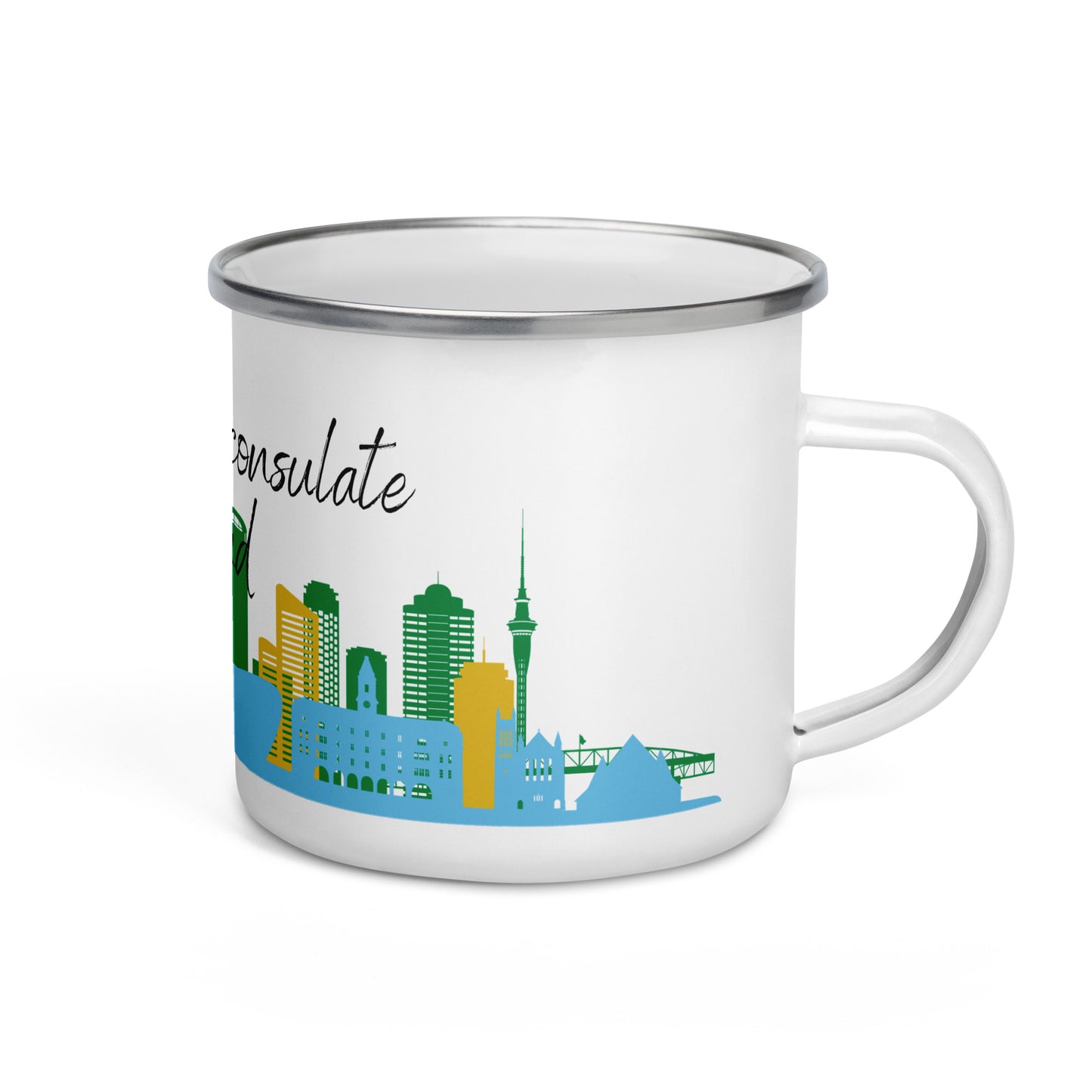 Enamel Mug: Auckland