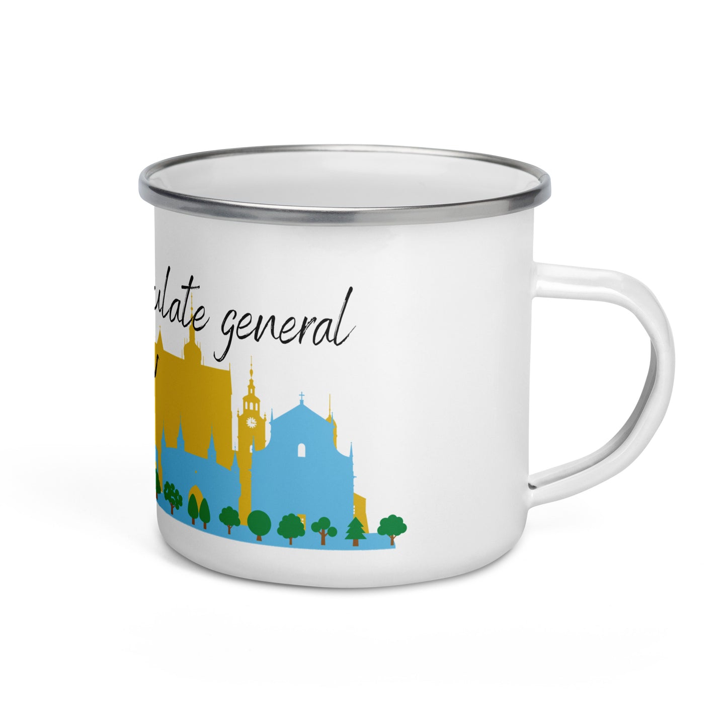 Enamel Mug: Krakow