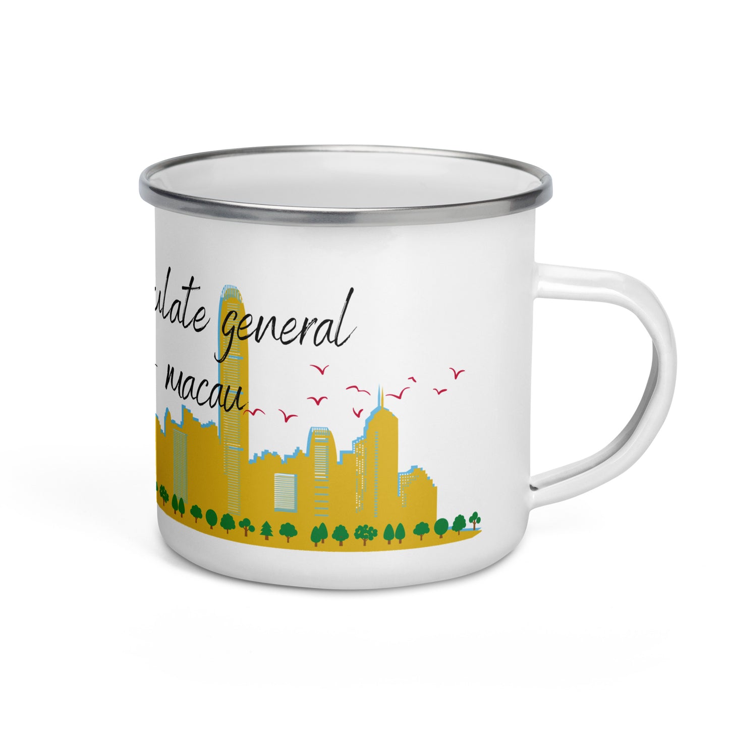 Enamel Mug: Hong Kong & Macau