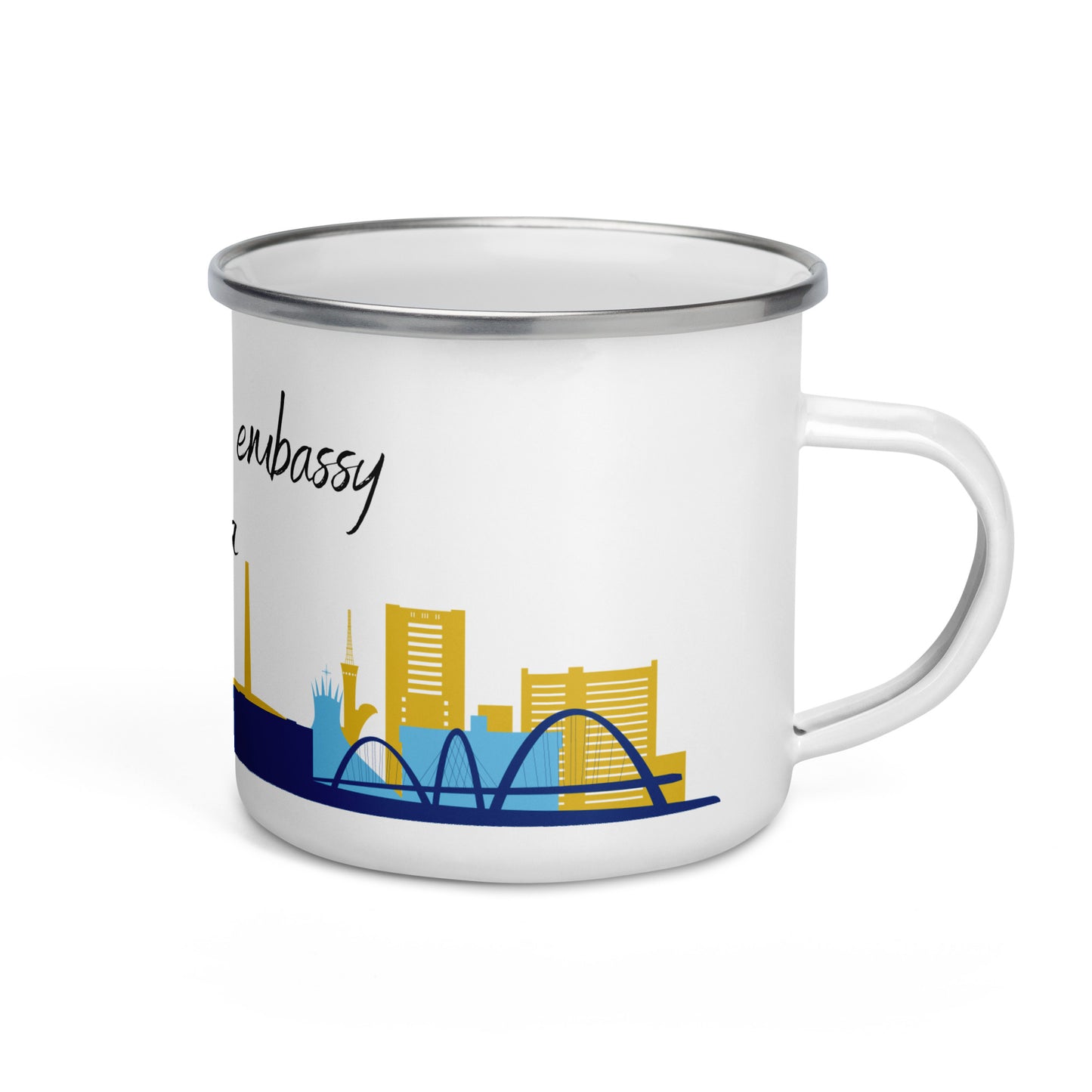 Enamel Mug: Brasilia