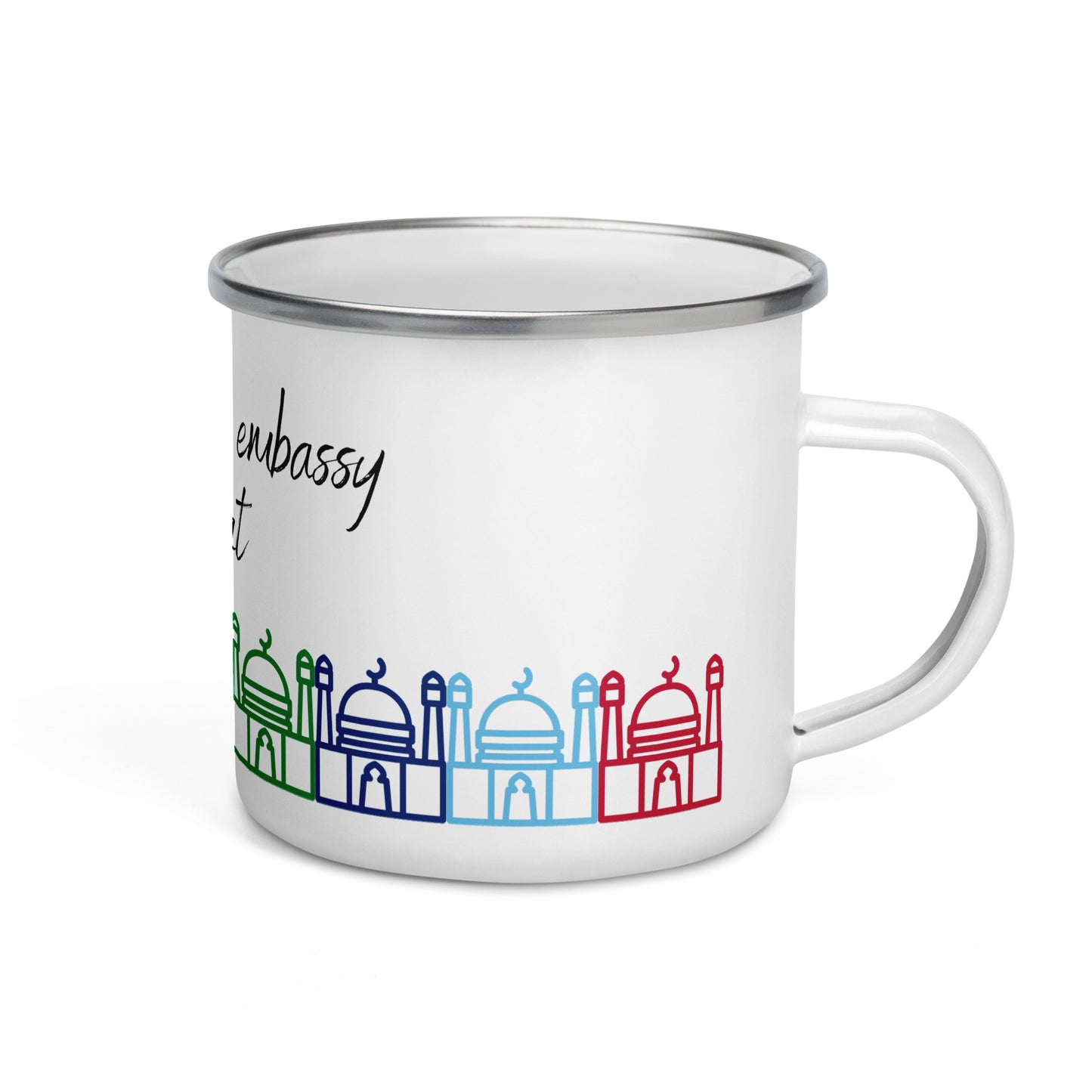 Enamel Mug: Ashgabat