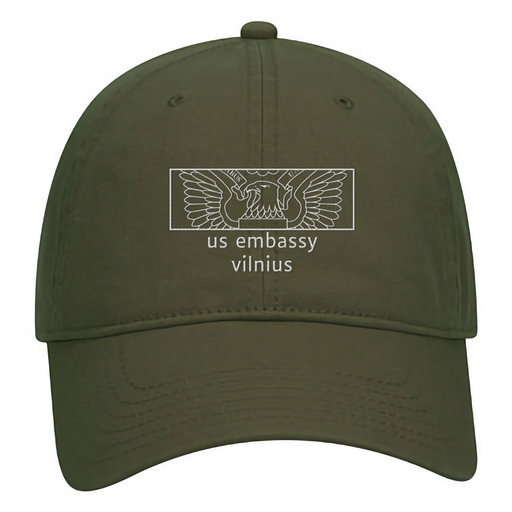 Classic Embroidered Cap: Vilnius