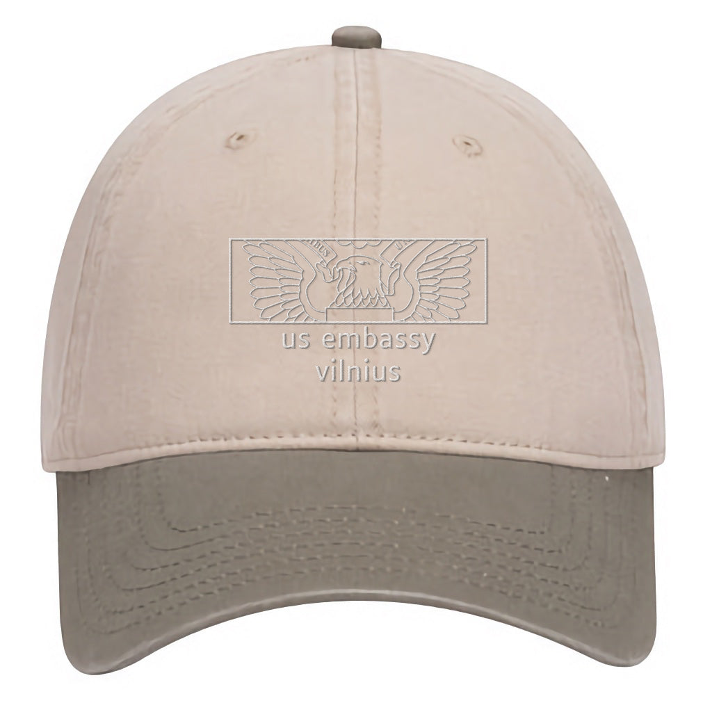 Classic Embroidered Cap: Vilnius