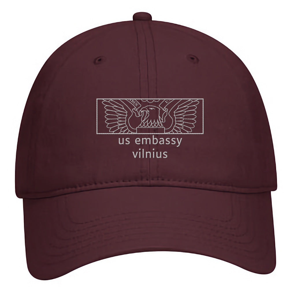 Classic Embroidered Cap: Vilnius