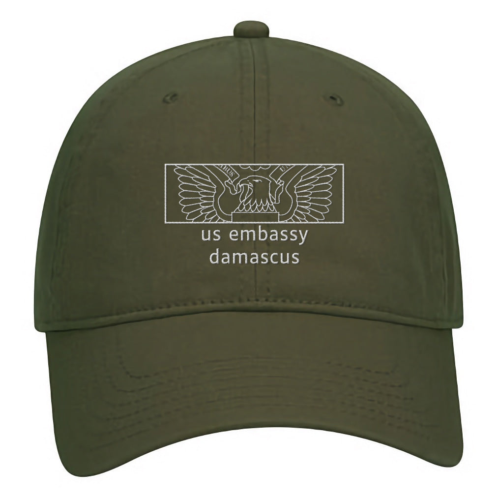 Classic Embroidered Cap: Damascus