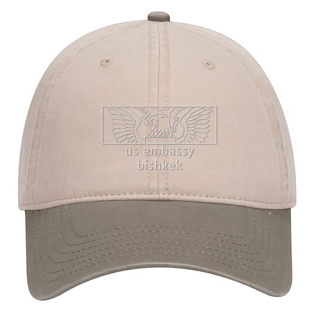 Classic Embroidered Cap: Bishkek