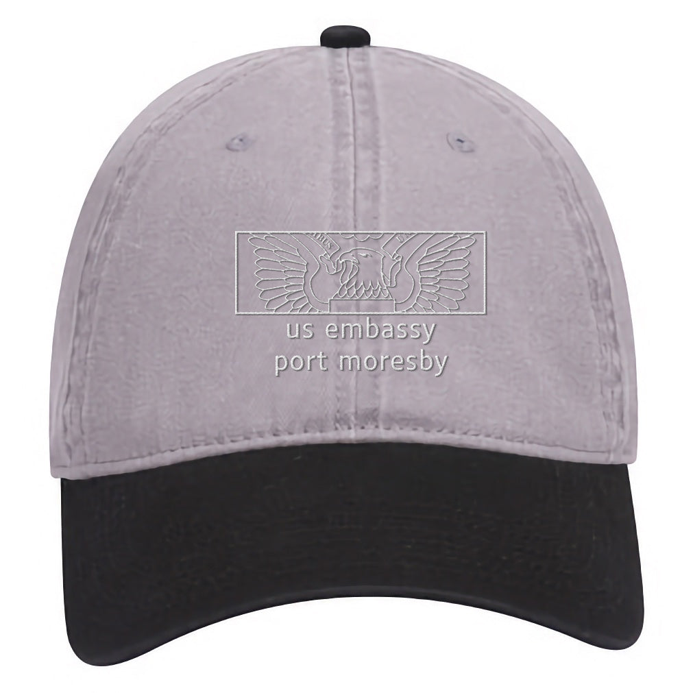 Classic Embroidered Cap: Port Moresby