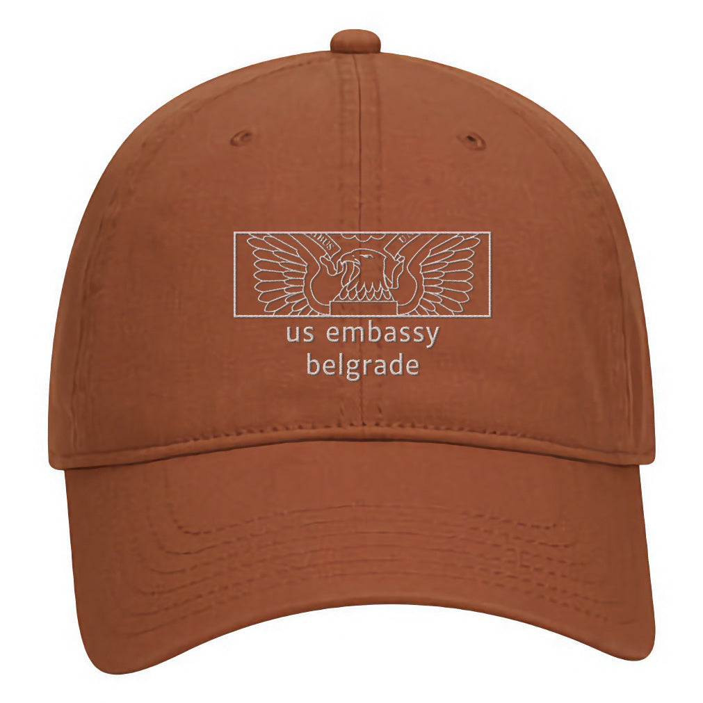 Classic Embroidered Cap: Belgrade