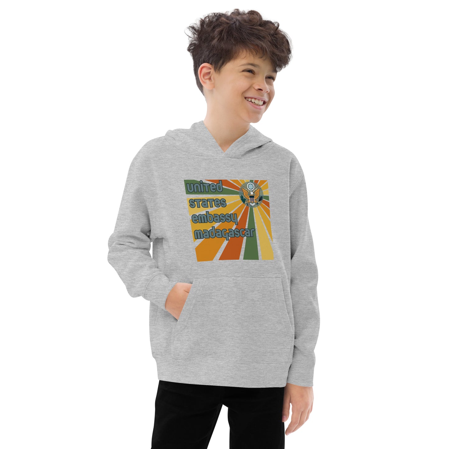 Youth Hoodie, Sunburst: Madagascar and Comoros