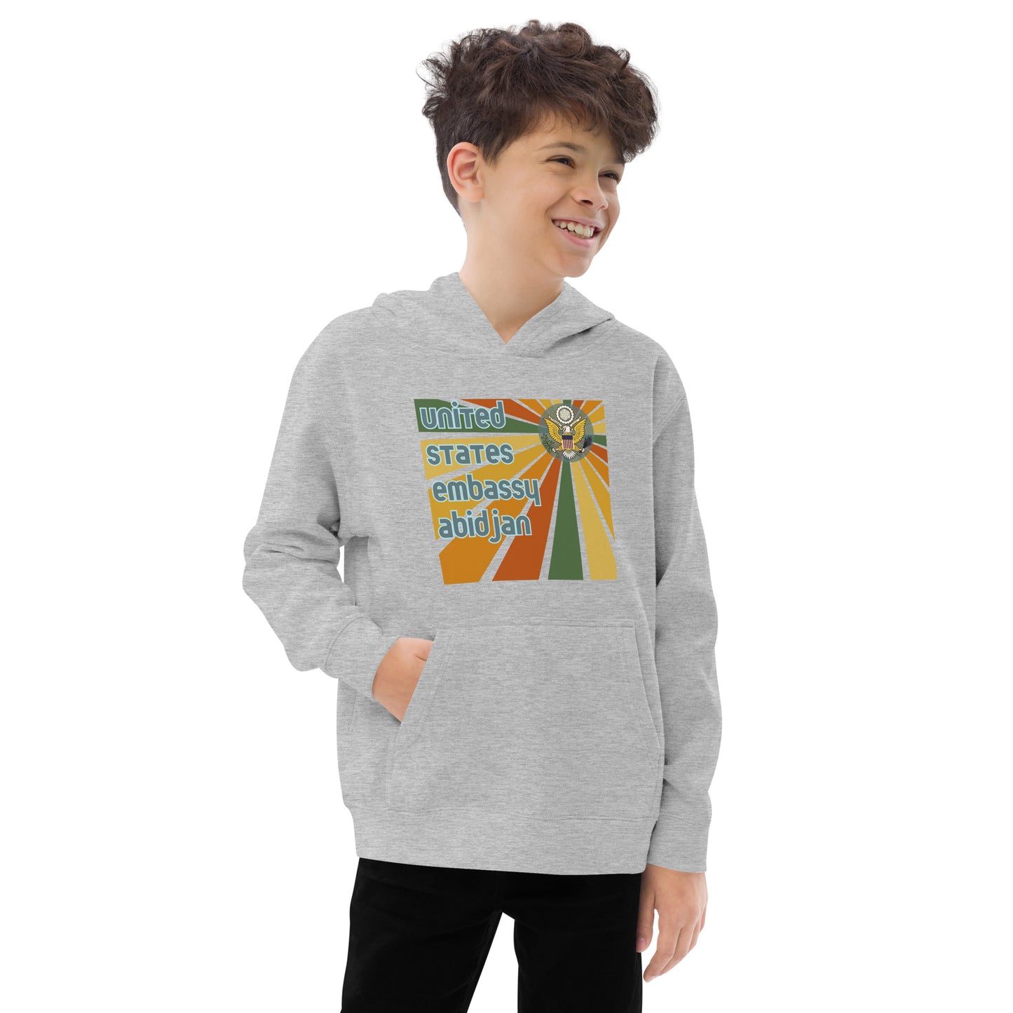 Youth Hoodie, Sunburst: Abidjan