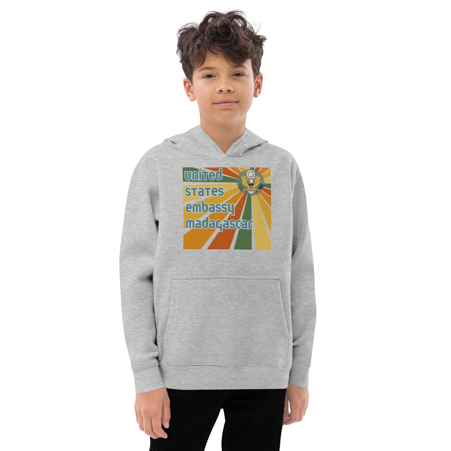 Youth Hoodie, Sunburst: Madagascar and Comoros