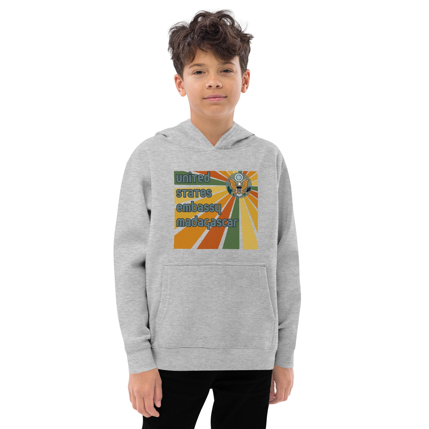 Youth Hoodie, Sunburst: Madagascar and Comoros