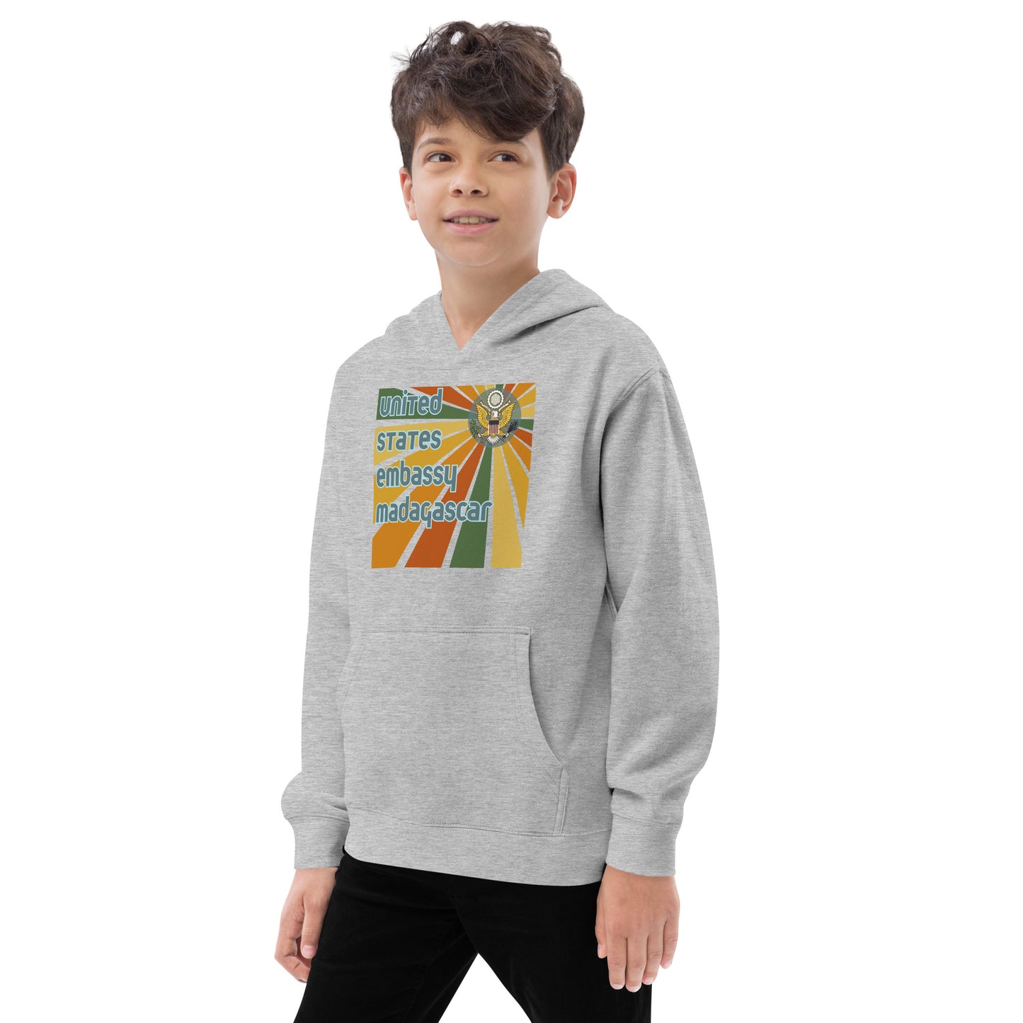 Youth Hoodie, Sunburst: Madagascar and Comoros