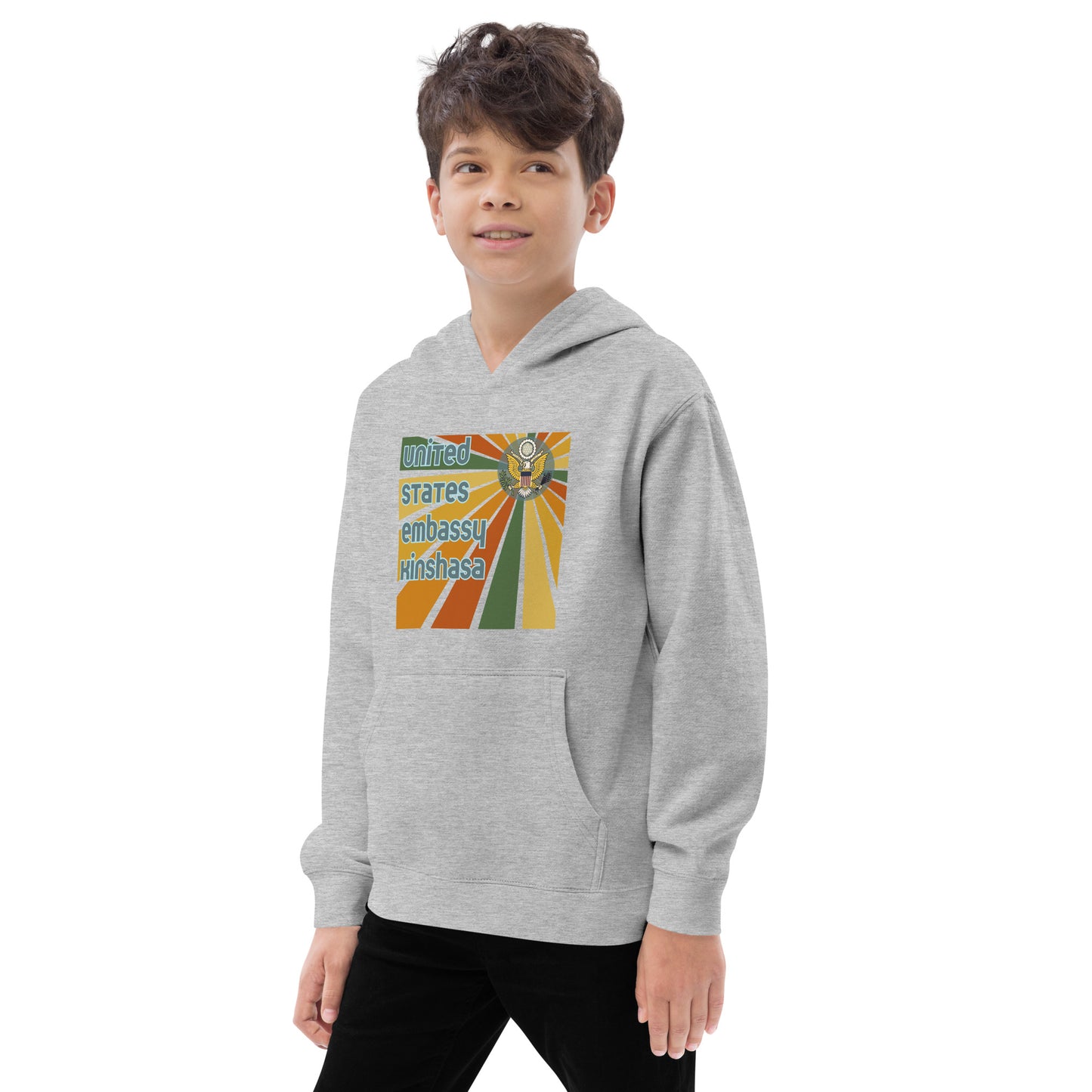 Youth Hoodie, Sunburst: Kinshasa
