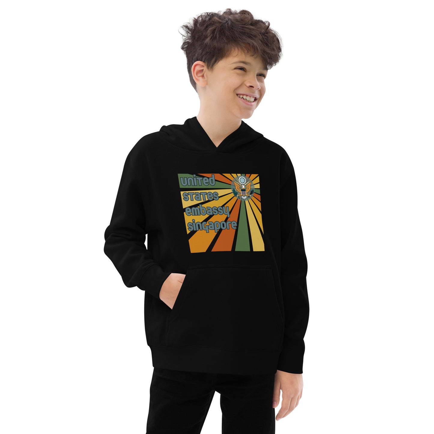 Youth Hoodie, Sunburst: Singapore