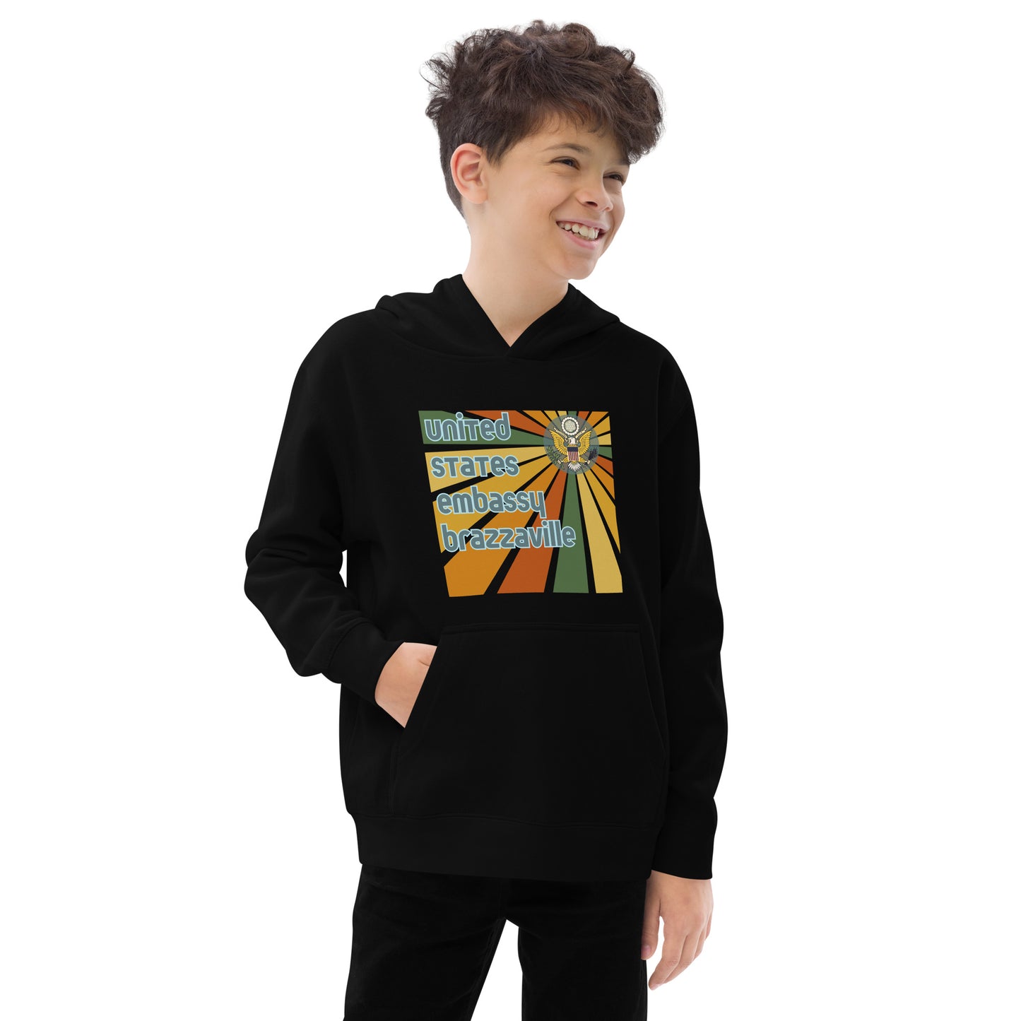 Youth Hoodie, Sunburst: Brazzaville