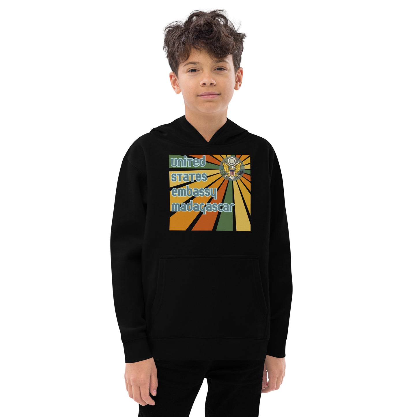 Youth Hoodie, Sunburst: Madagascar and Comoros