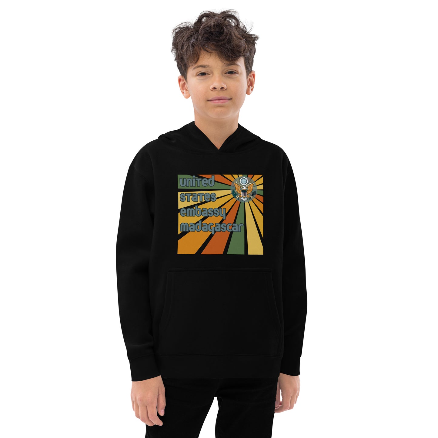 Youth Hoodie, Sunburst: Madagascar and Comoros