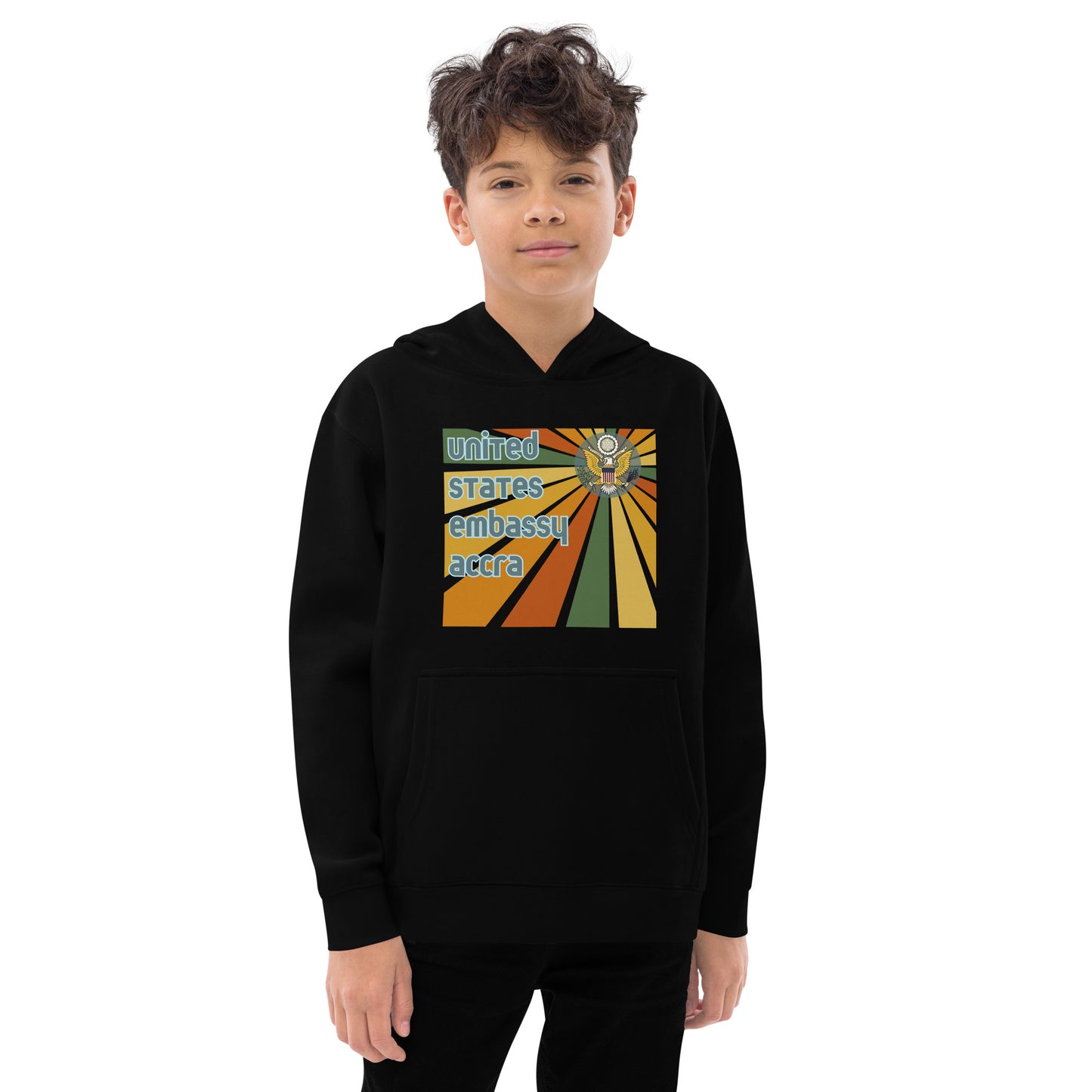 Youth Hoodie, Sunburst: Accra