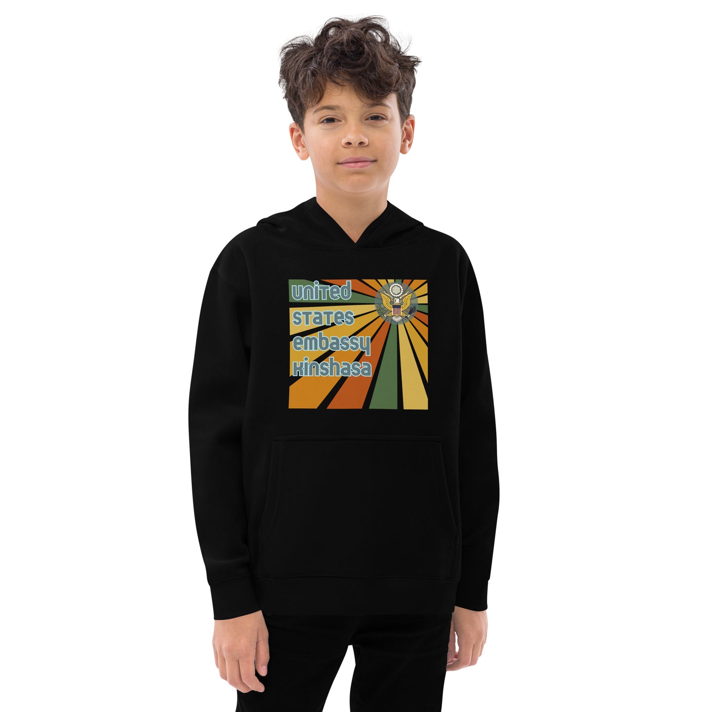Youth Hoodie, Sunburst: Kinshasa