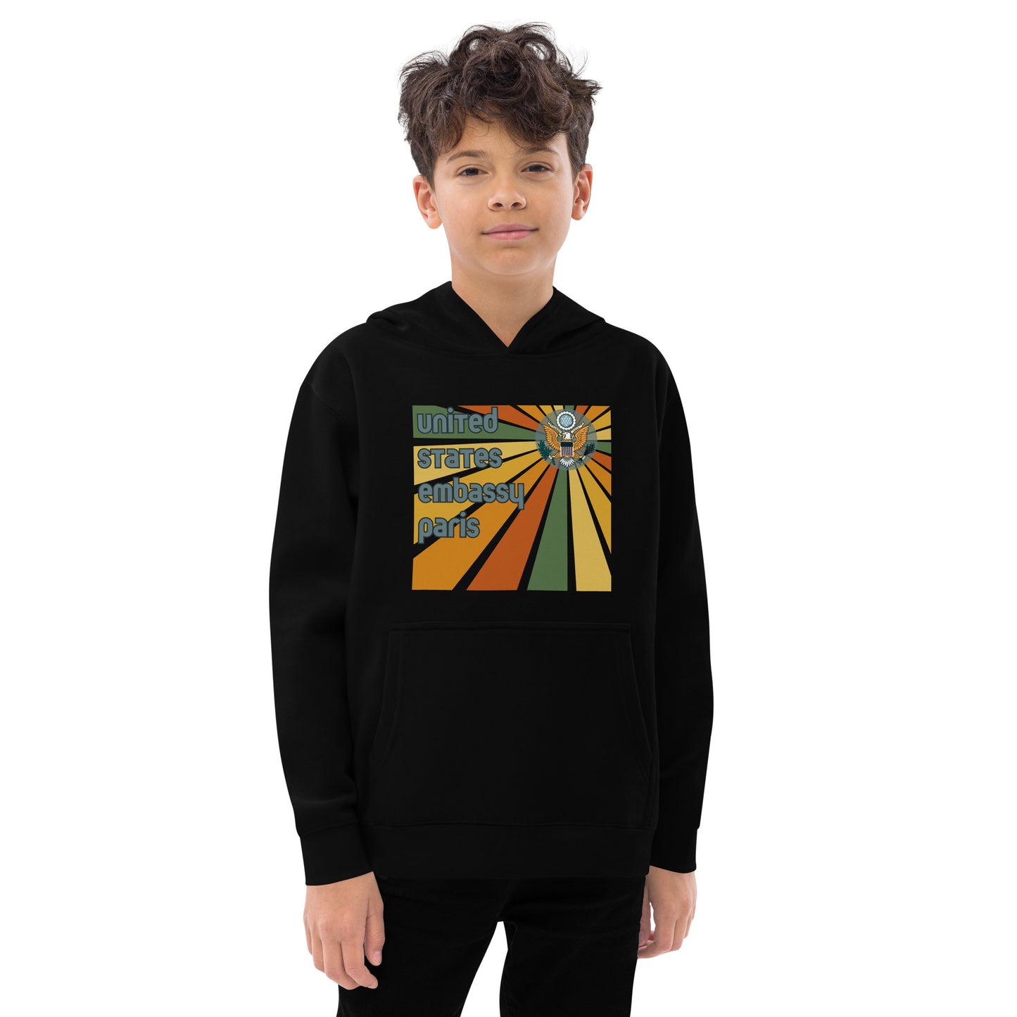 Youth Hoodie, Sunburst: Paris
