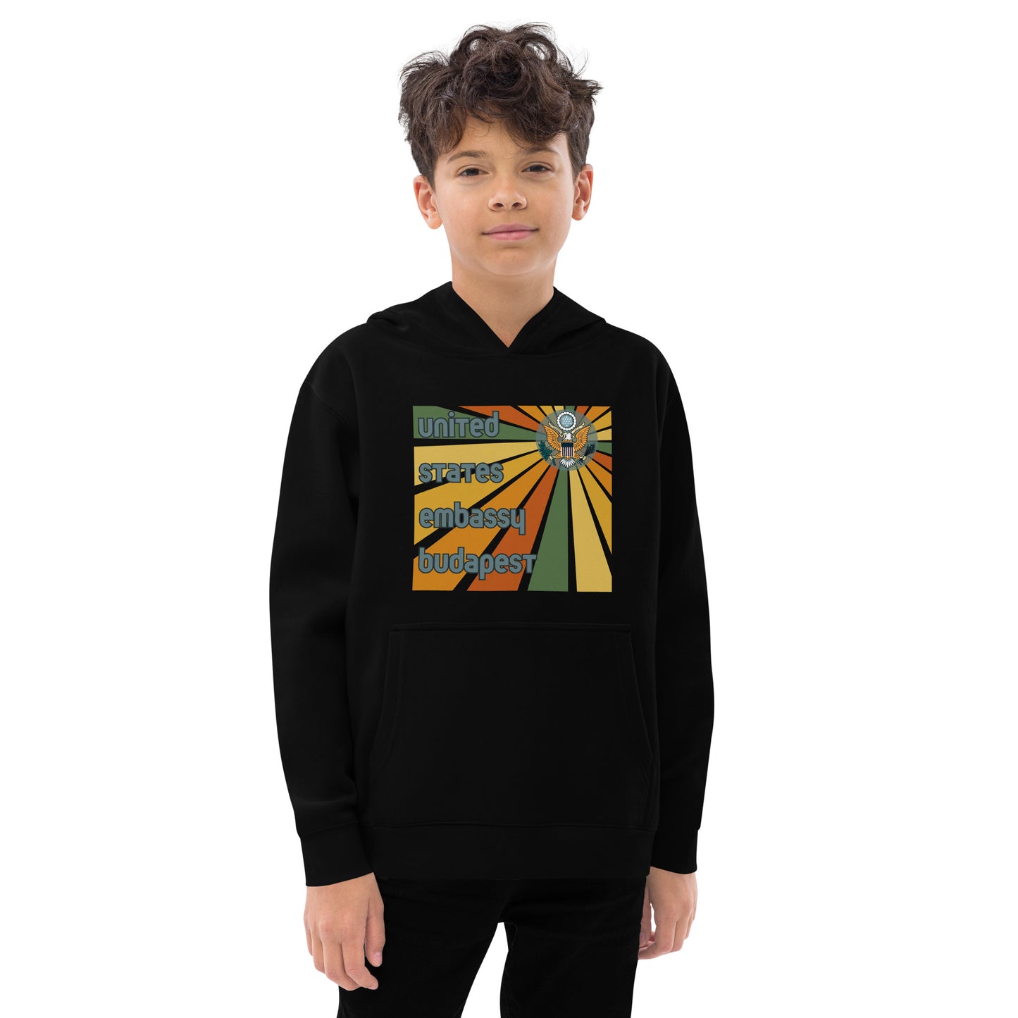 Youth Hoodie, Sunburst: Hungary
