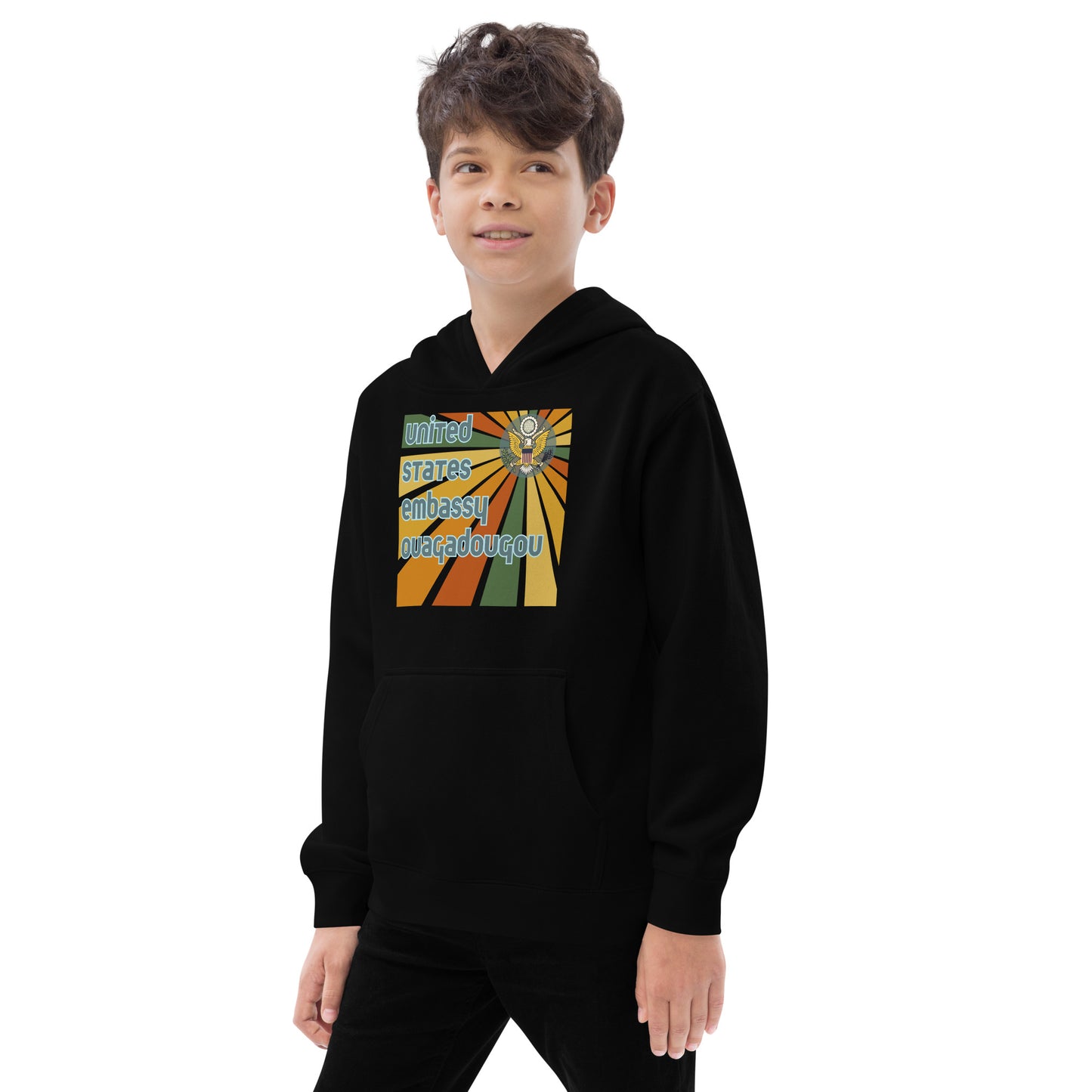 Youth Hoodie, Sunburst: Ouagadougou