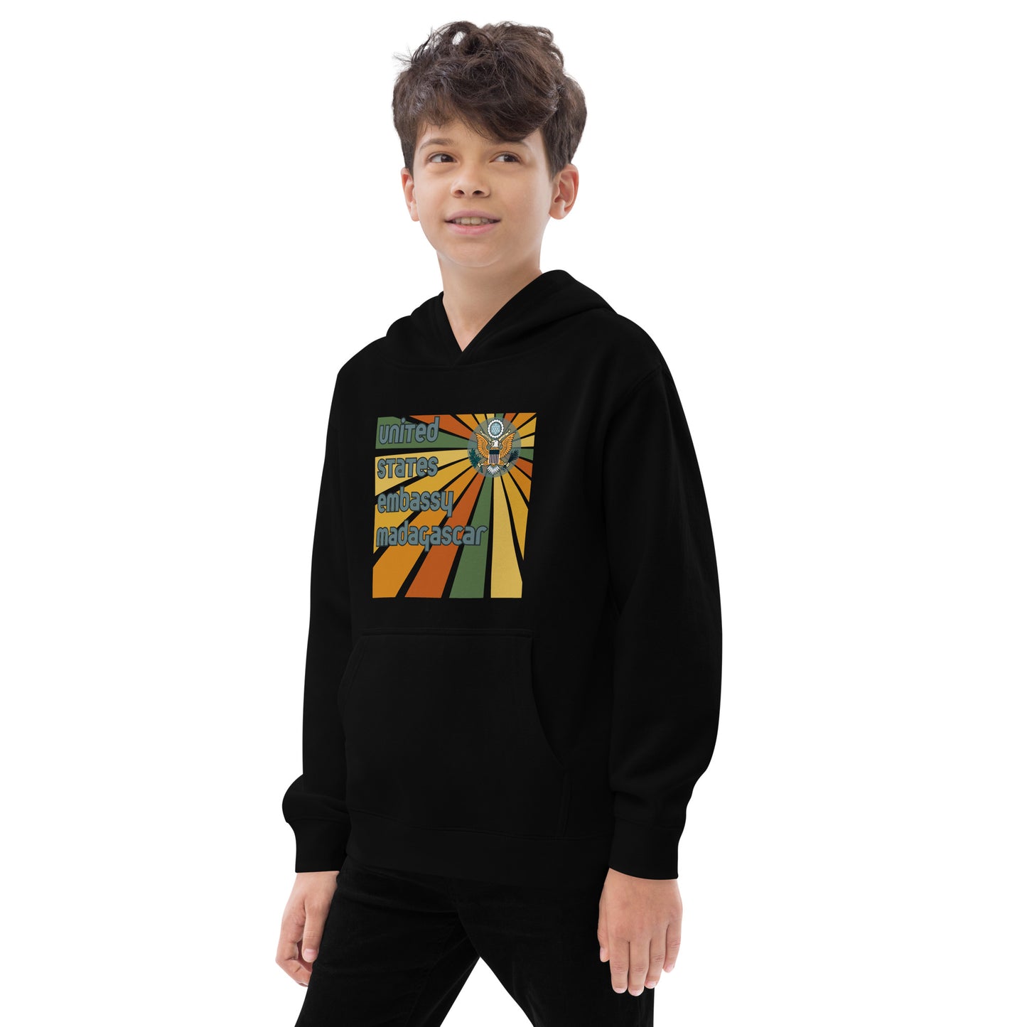 Youth Hoodie, Sunburst: Madagascar and Comoros