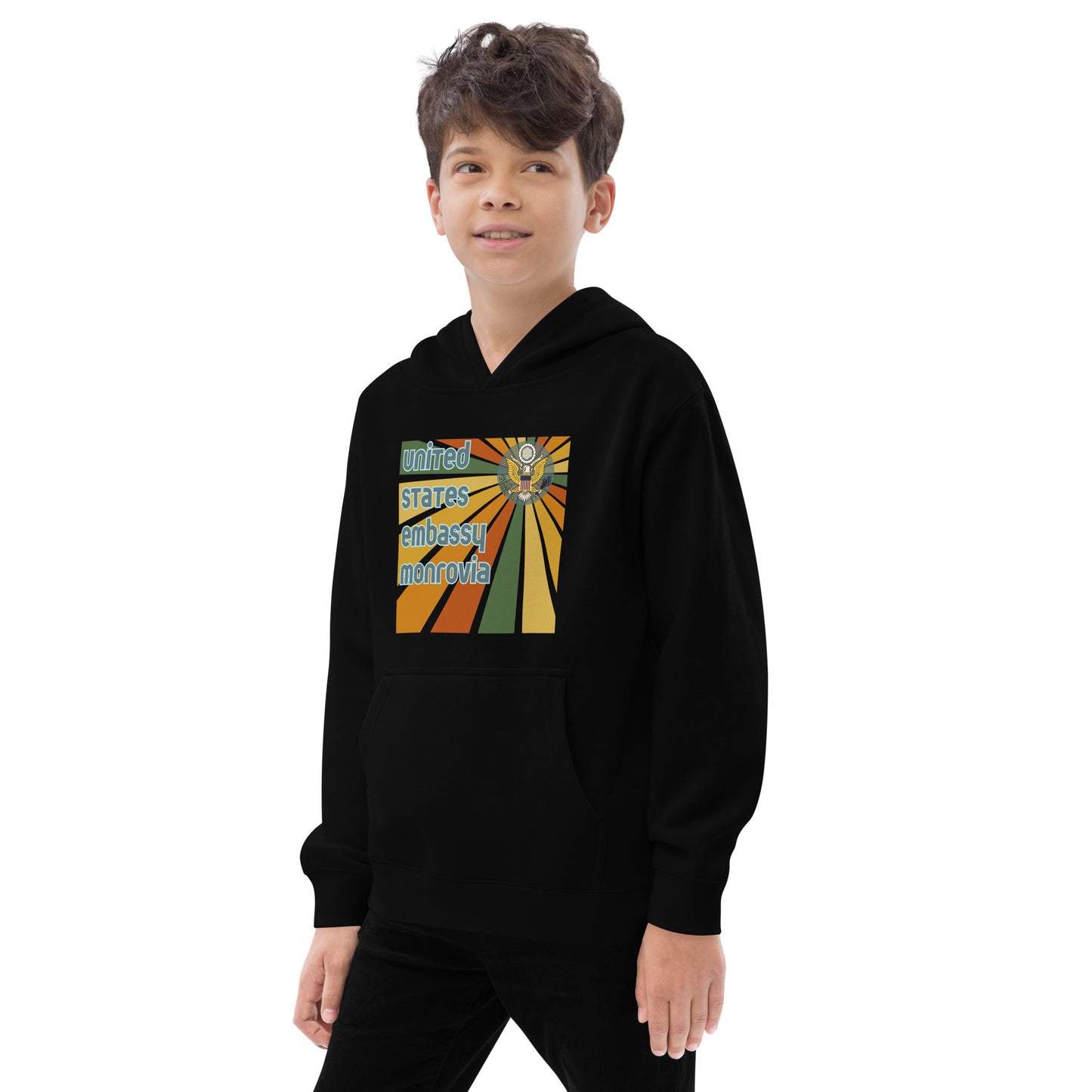 Youth Hoodie, Sunburst: Monrovia