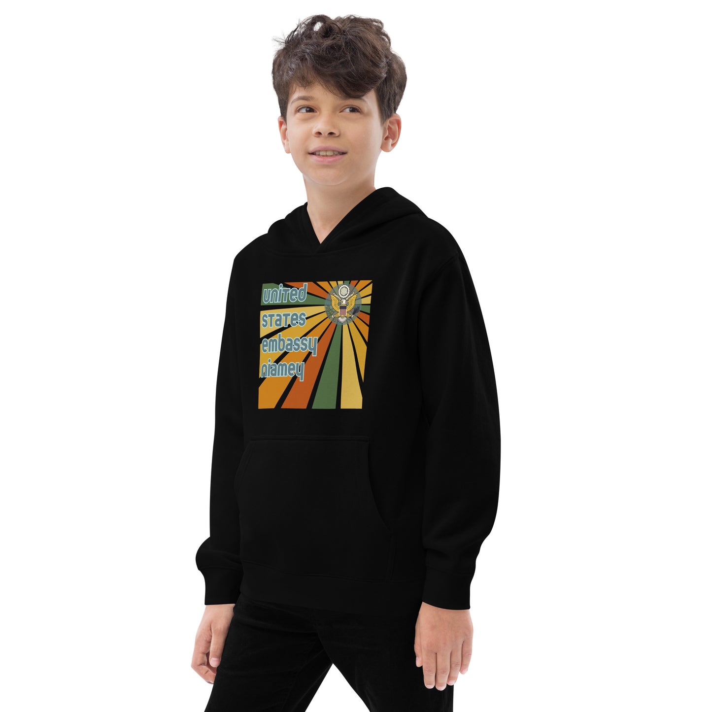 Youth Hoodie, Sunburst: Niamey