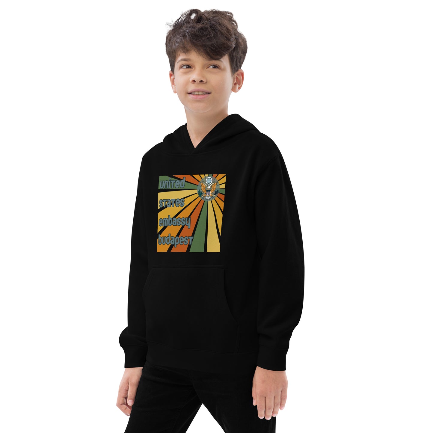 Youth Hoodie, Sunburst: Hungary