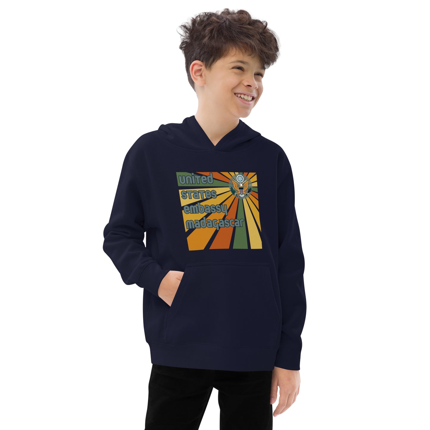 Youth Hoodie, Sunburst: Madagascar and Comoros