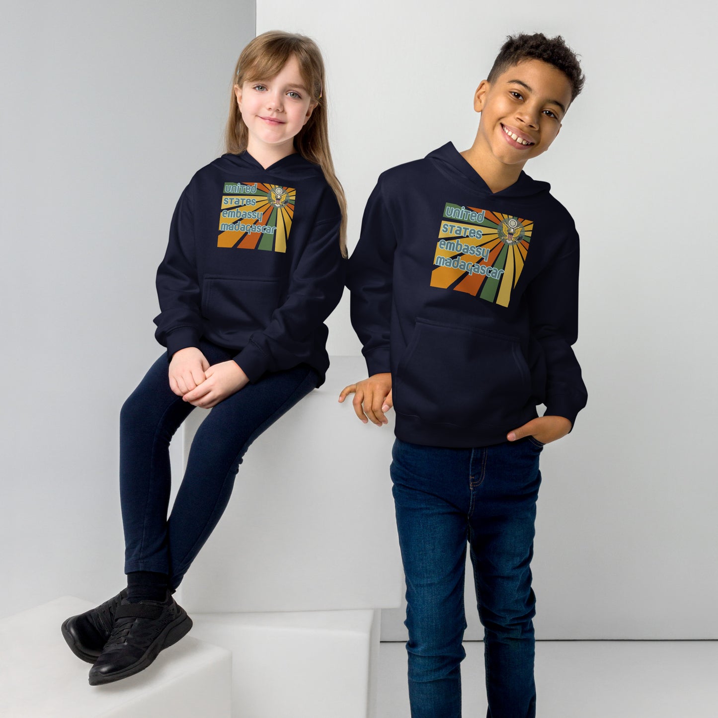 Youth Hoodie, Sunburst: Madagascar and Comoros